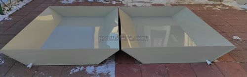 Поддон для сбора и слива конденсата на техническом этаже МКД