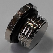107-OR - заглушка резьбовая с наружной цилиндрической резьбой с уплотнительным кольцом